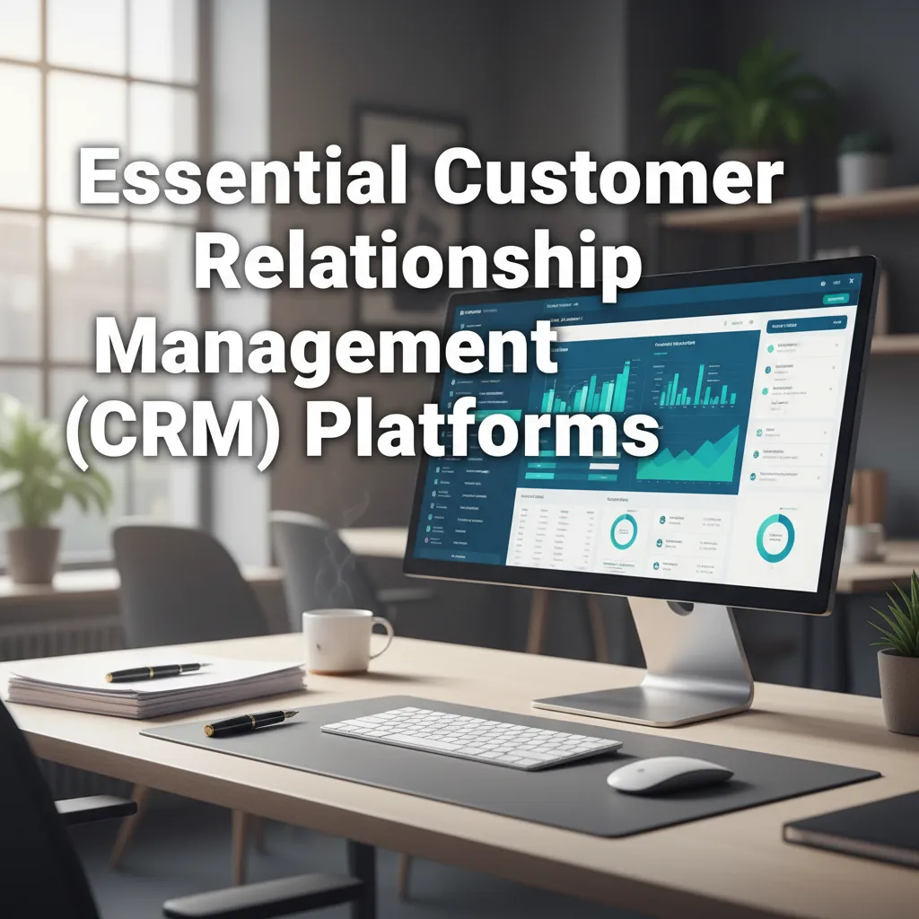 CRM platform interface overview