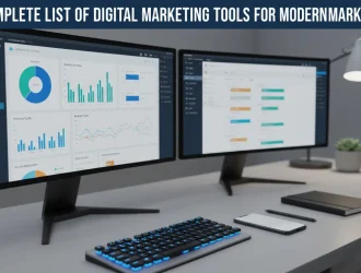 Digital marketing tools list dashboard