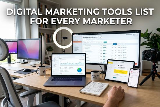 Digital Marketing Tools List for Every Marketer