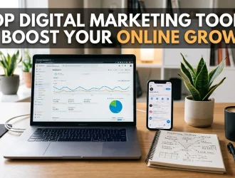 Top digital marketing tools interface