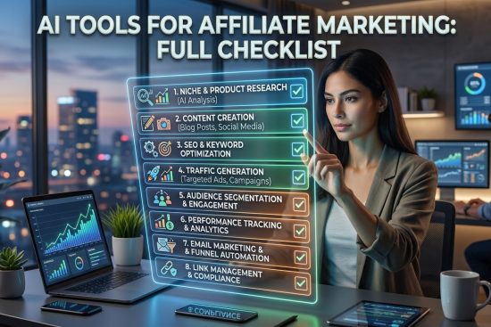 AI Tools for Affiliate Marketing : Full Checklist