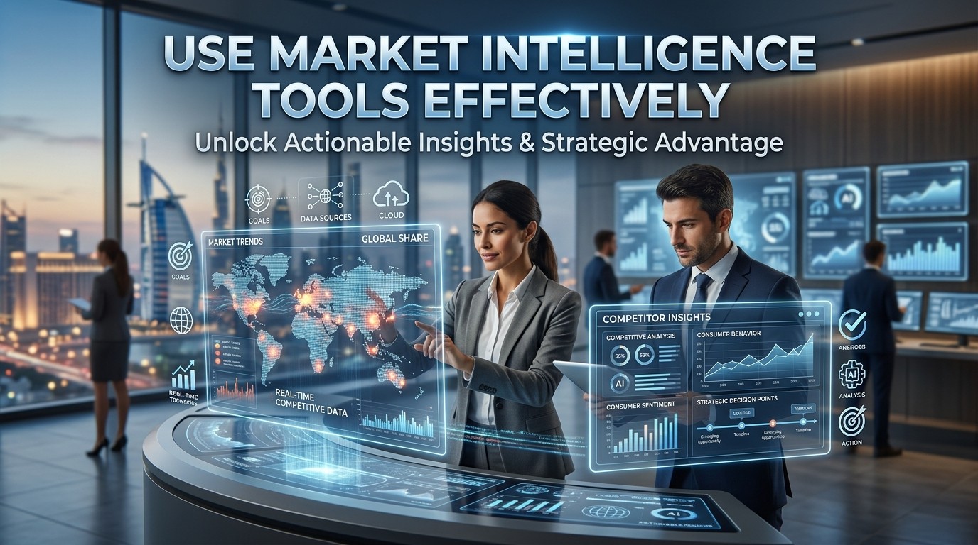 How to Use Market Intelligence Tools Effectively