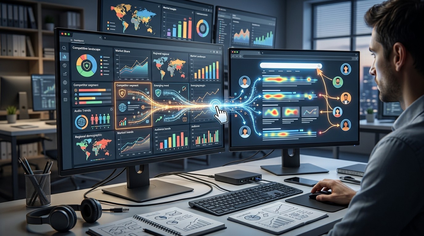 Tie market insight to search behavior