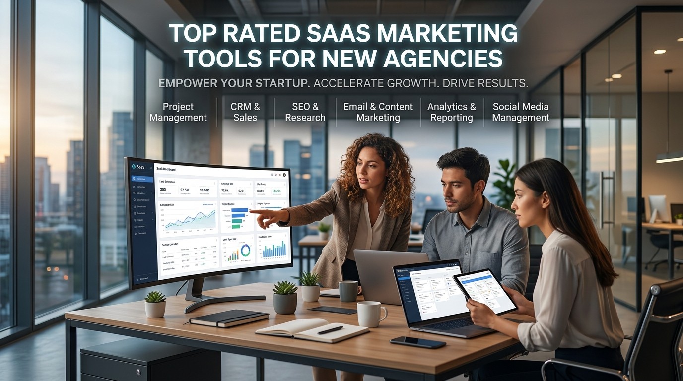Top Rated SaaS Marketing Tools for New Agencies